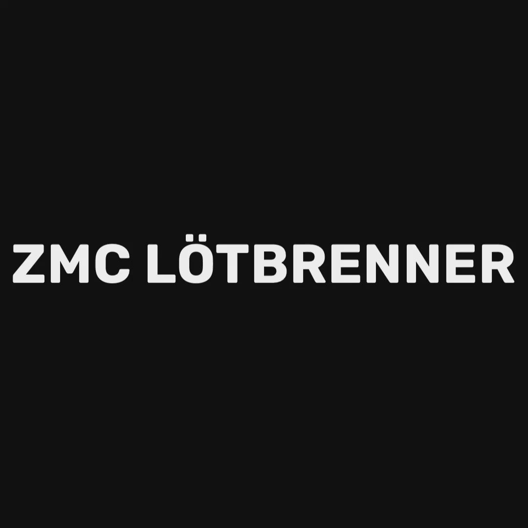 Z.M.C Lötlampe &amp; Lötbrenner bis 1371°C mit einstellbarer Flamme | Gasbrenner 1,65 kW für Löten, Handwerk &amp; Küche, + optionale 227g Kartuschen